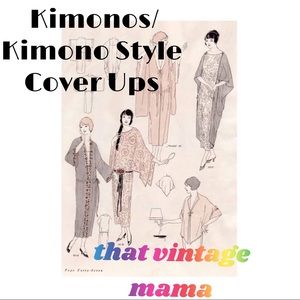 Kimonos, Kimono style cover ups